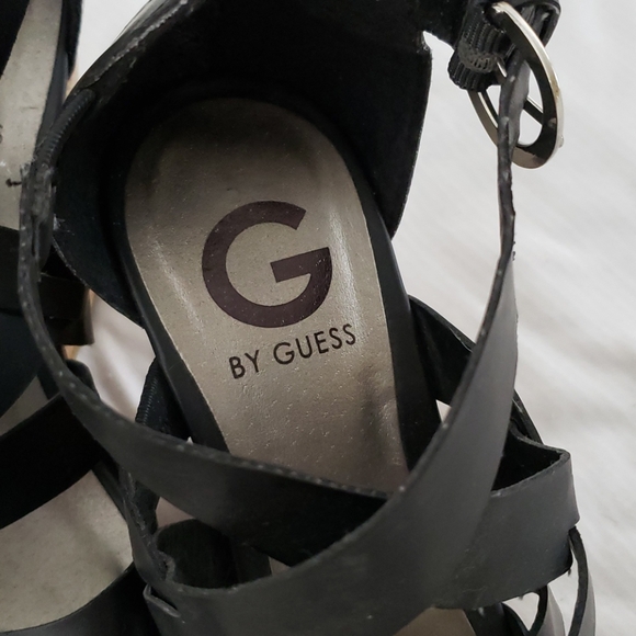 Guess Strappy Cork Wedges - Picture 2 of 8